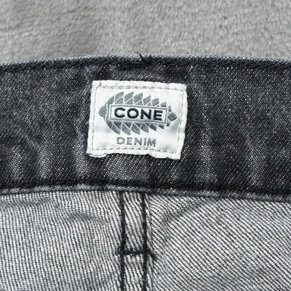Cone‎ Denim Jeans Womens 28 / 6 Gray Black Bootcut Frayed Hem